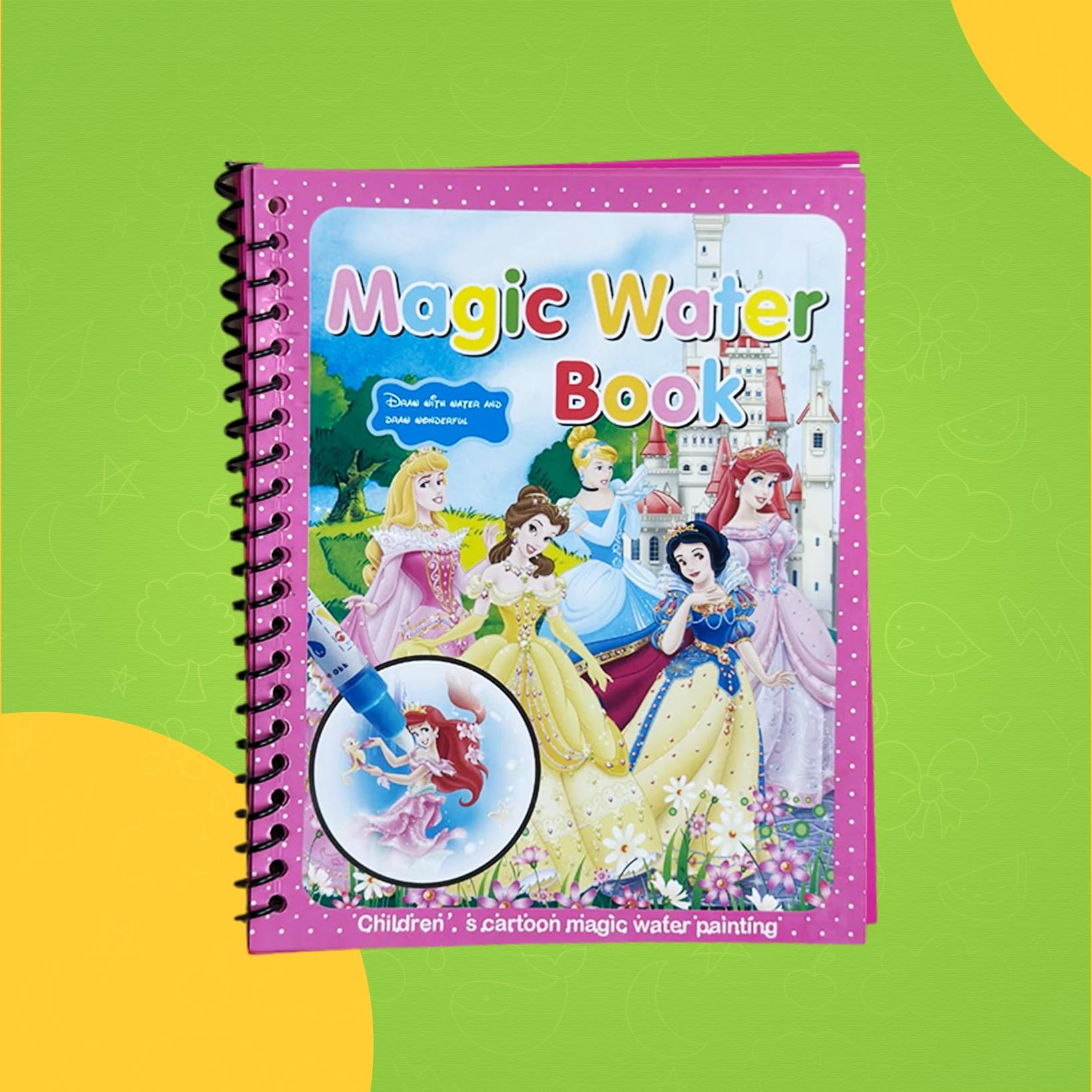 كتاب التلوين السحري للأطفال – Magic Water Book (pink)