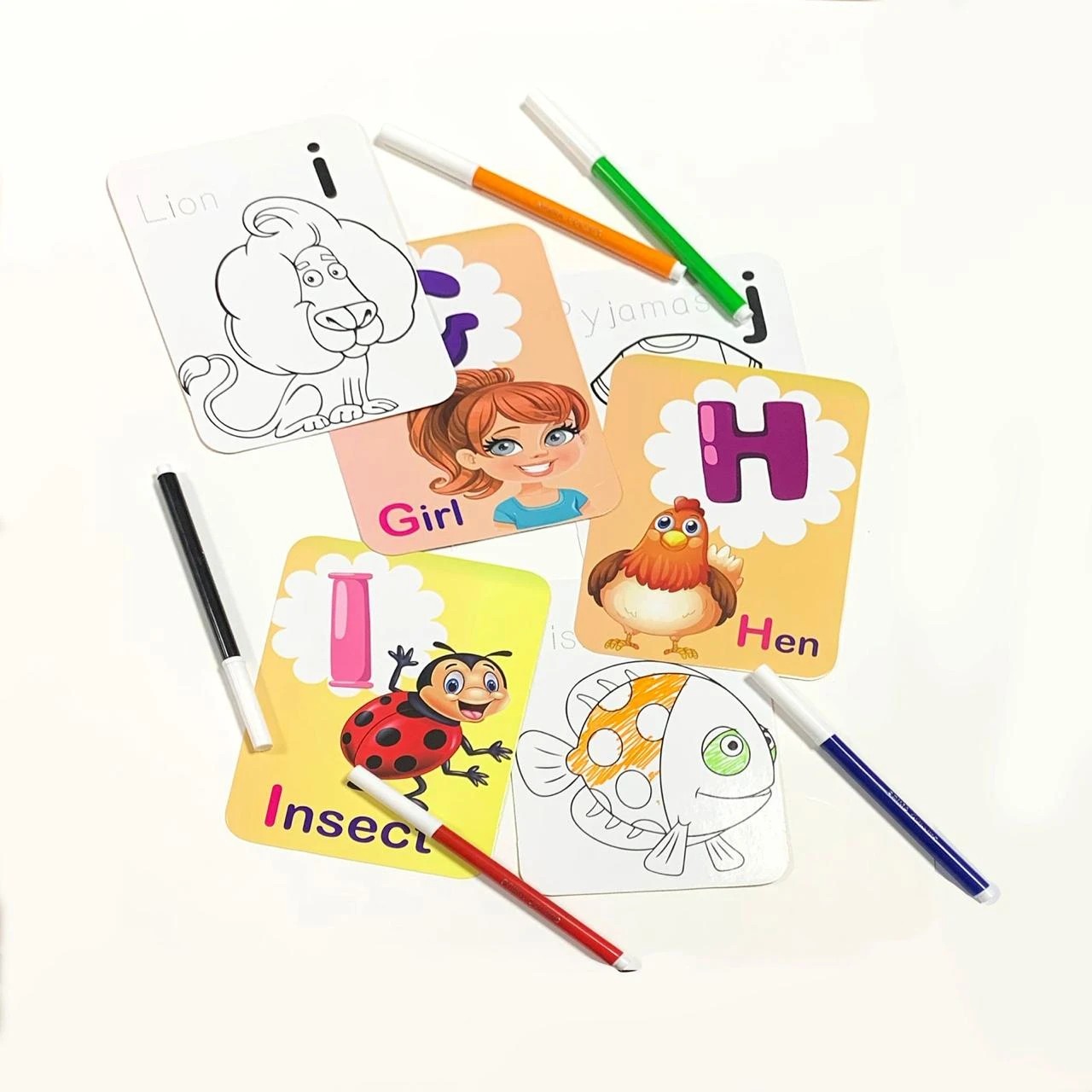 Alphabet Flash Cards - اكتب وامسح