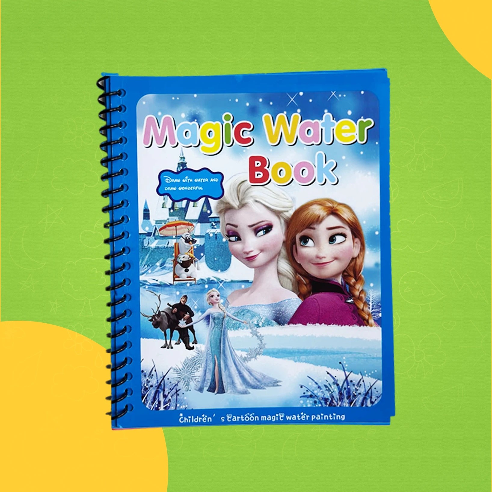كتاب التلوين السحري للأطفال – Magic Water Book (blue princes )