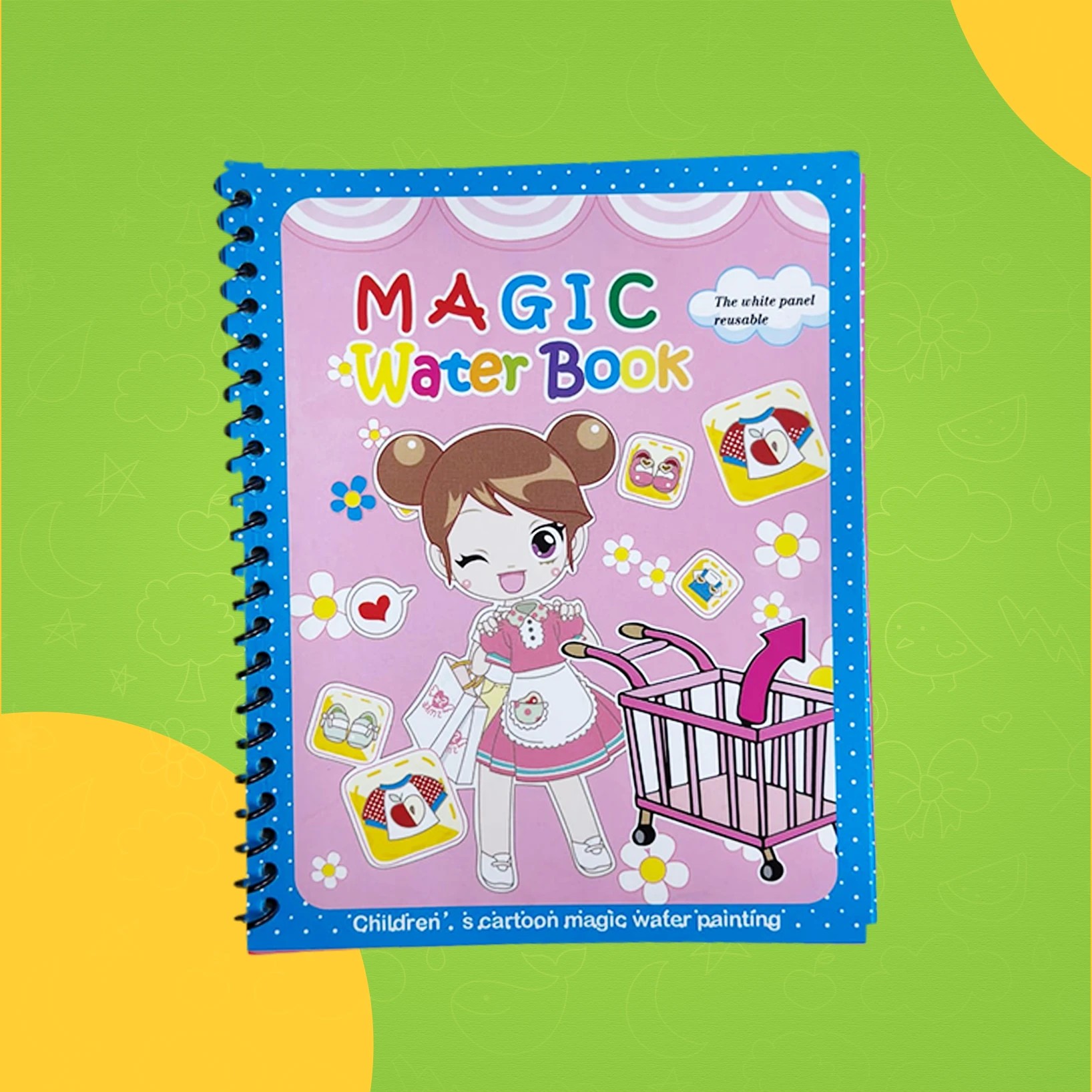 كتاب التلوين السحري للأطفال – Magic Water Book (girls)