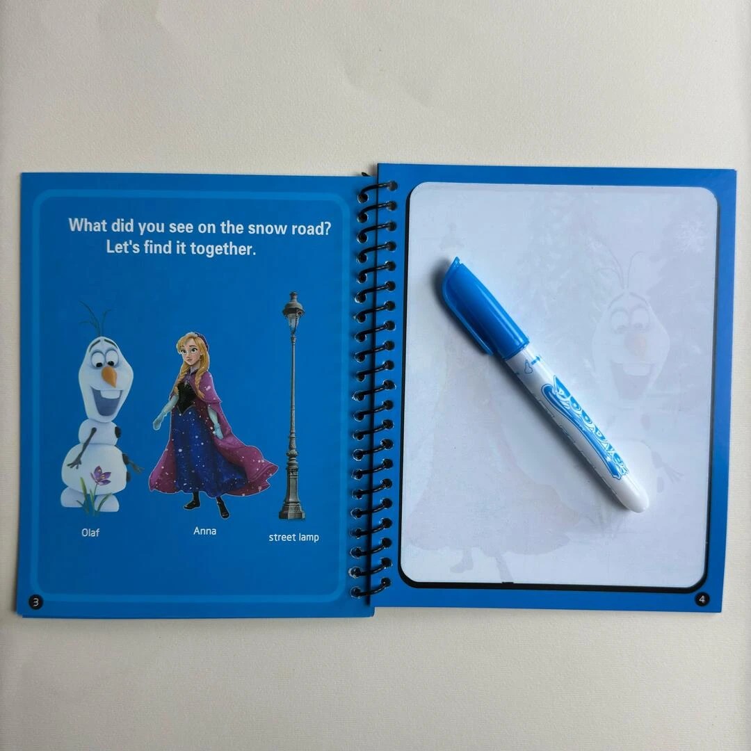 كتاب التلوين السحري للأطفال – Magic Water Book (girls)